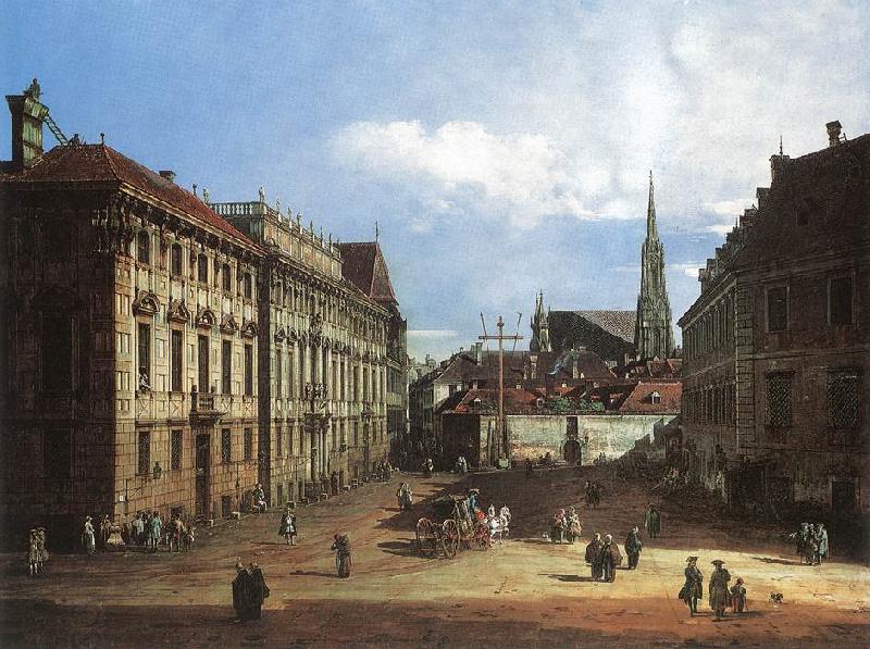 BELLOTTO, Bernardo Vienna, the Lobkowitzplatz